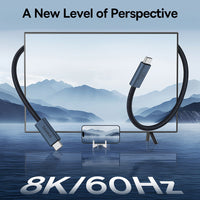 Thumbnail for Baseus Flash Series 2 USB4 Data Cable Type-C to Type-C 240W for iPhone 15 / 16 / 17 Series - Black