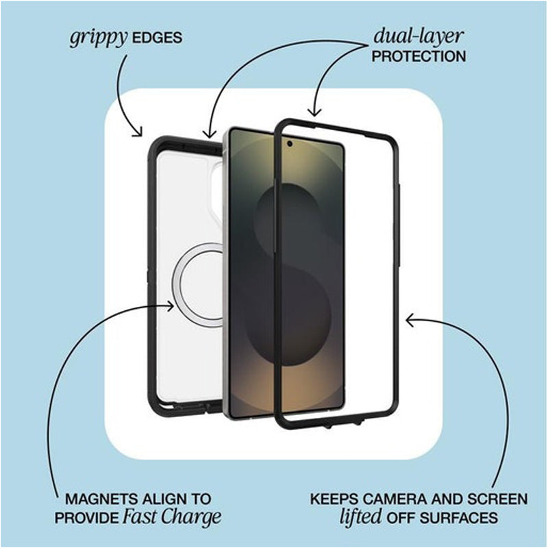 OtterBox Defender Pro XT Case with Magnets Suits for Samsung Galaxy S26+ (S26 Plus) - Mountain Storm Blue