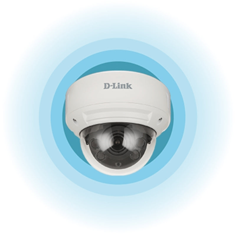 D-Link Vigilance 5MP Outdoor Vandal-Proof Dome PoE Network Camera - White