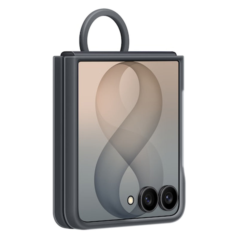 Samsung Silicone Ring Magnet Case for Galaxy Z Flip8 - Graphite