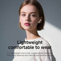 Thumbnail for Hoco EW75 Physical Noise Cancelling True Wireless Earphones - White