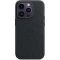 Apple iPhone 14 Pro Leather Case with MagSafe - Black/Midnight