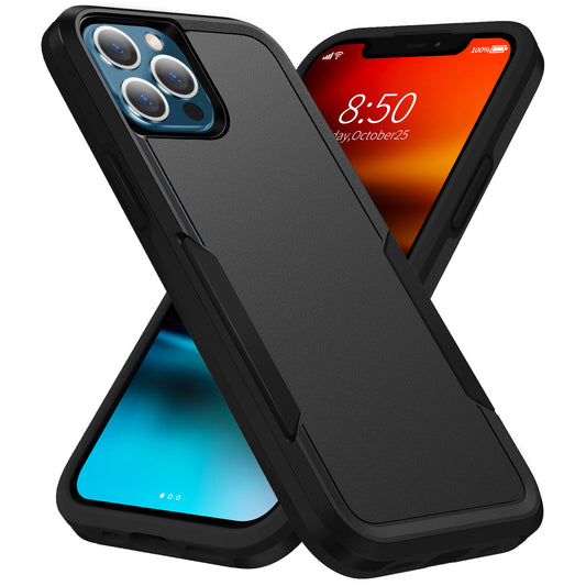 Phonix Rugged Armor Light Case for Apple iPhone 13 Pro Max  (6.7") - Black