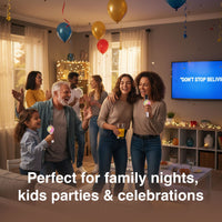 Thumbnail for Laser LED Wireless Karaoke Microphone- Rose Gold