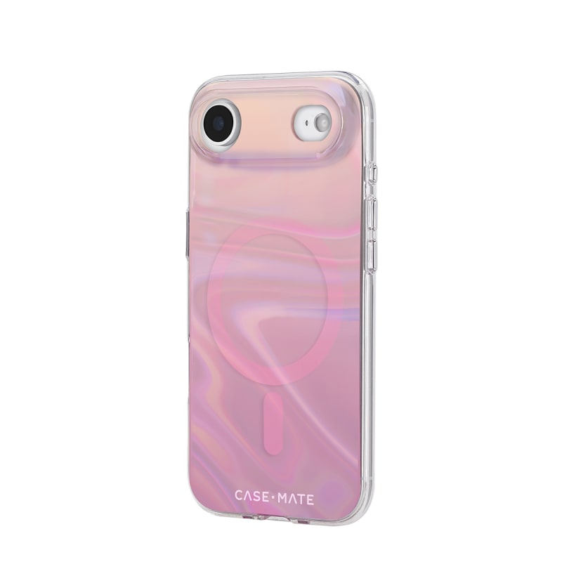 Case-Mate Peach Bubble MagSafe Case for iPhone Air - Iridescent
