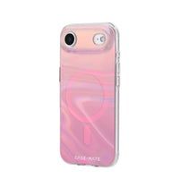 Thumbnail for Case-Mate Peach Bubble MagSafe Case for iPhone Air - Iridescent