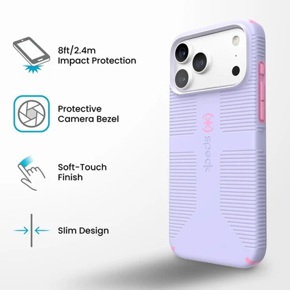 Speck CandyShell Grip MagSafe Case for iPhone 18 Pro - Lilac