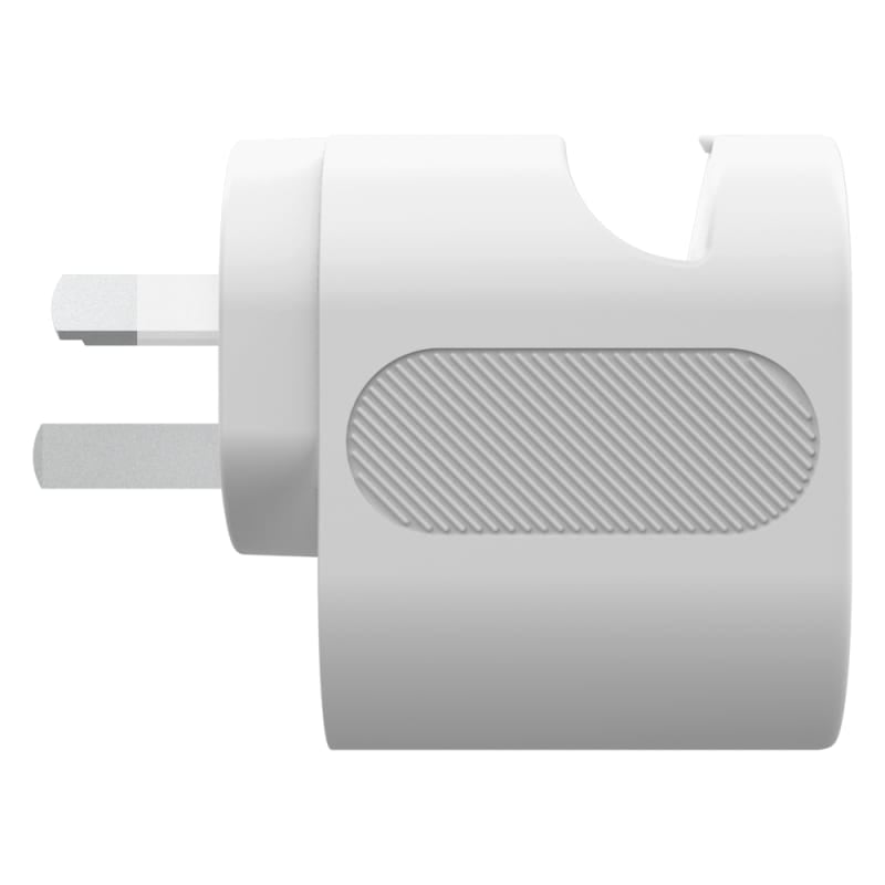 EFM 35W Dual Port Phone holder Wall Charger with Power Delivery and PPS - White