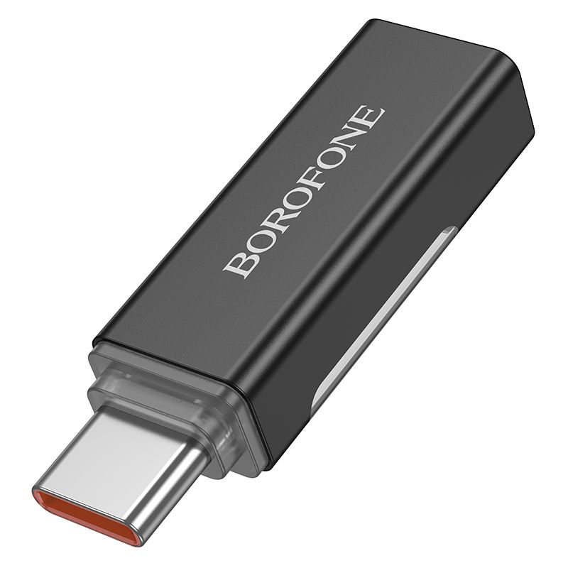 BOROFONE BV25 Type-C Male to Type-C Female Screen Display Adapter - Black