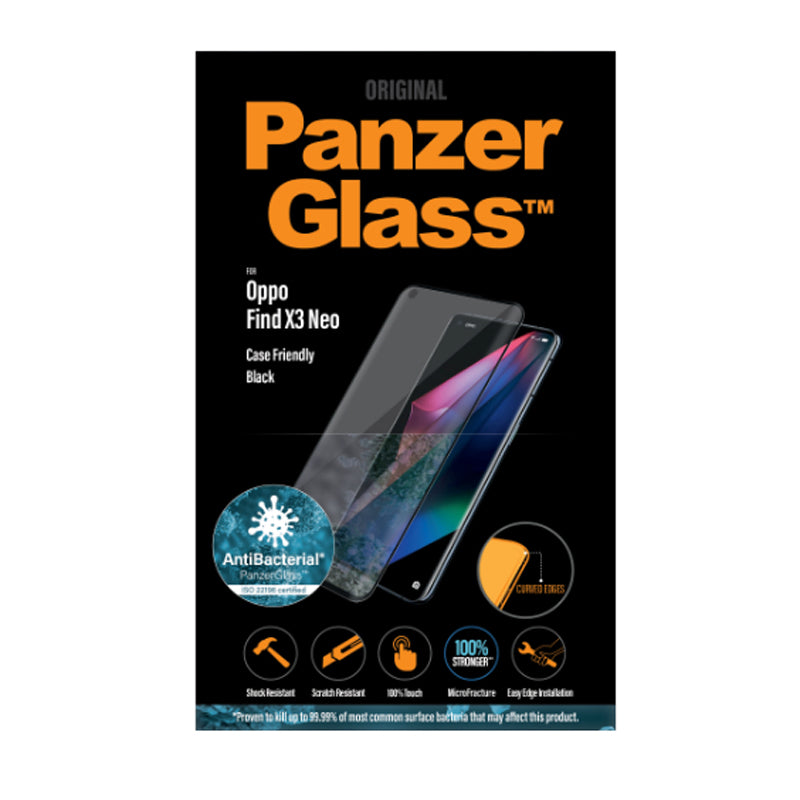 PanzerGlass Edge to Edge Screen Protector for Oppo Find X5/X3 Neo- Black