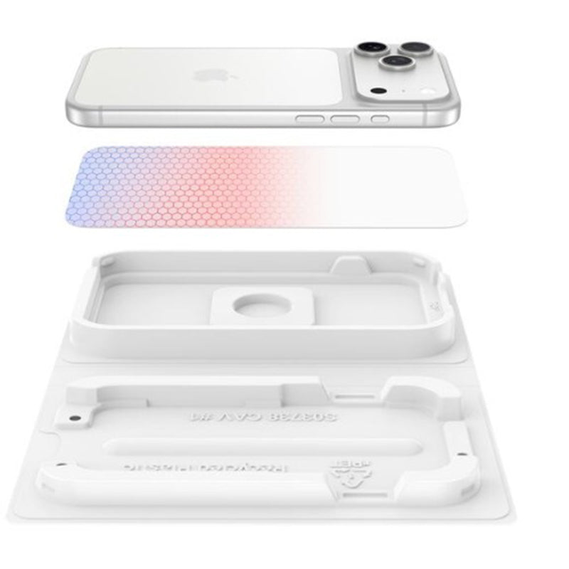 Belkin Titan SmartShield Pro Blue-to-Red Screen Protector for iPhone 18 Pro / iPhone 17 Pro - Clear