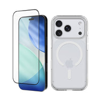 EFM 2-in-1 Case and Impact Glass Screen Protection Bundle for iPhone 18 Pro Max - Clear
