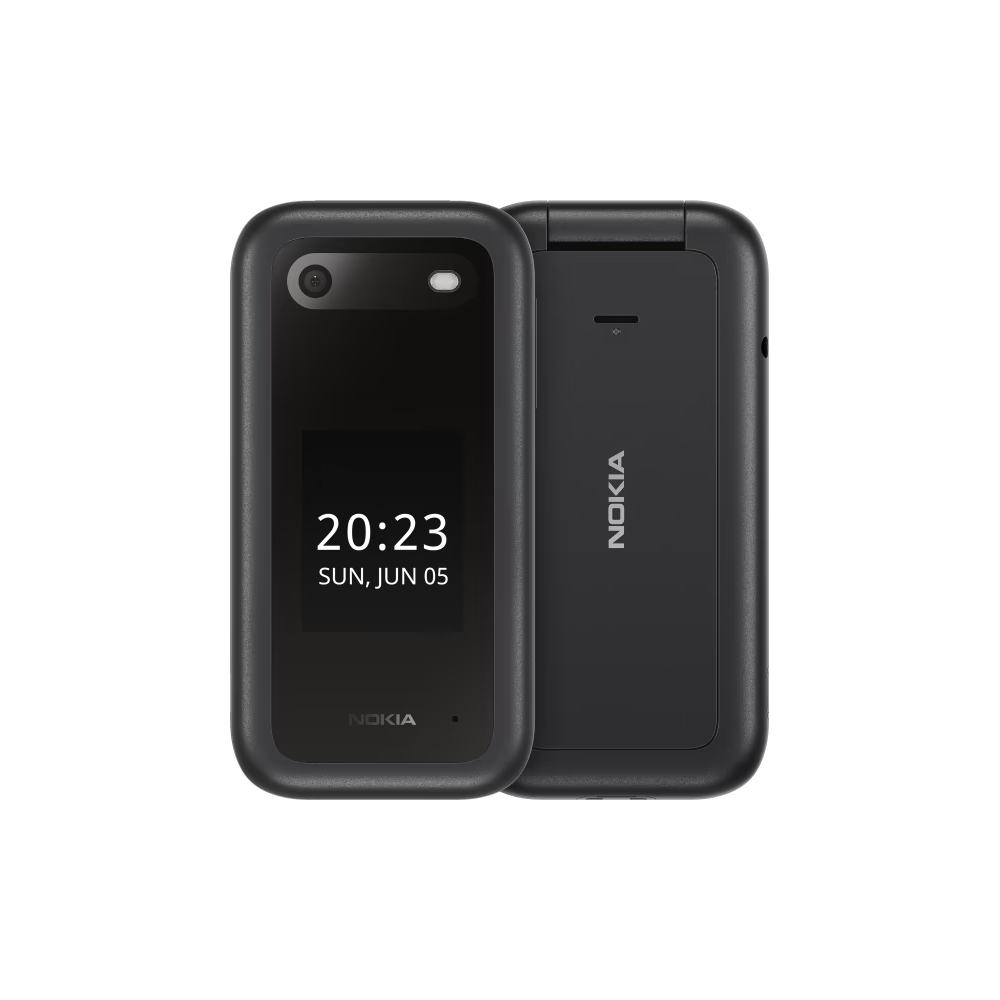 Nokia 2660 Dual SIM 4G FLIP BIG Button Phone Unlocked - Black