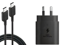 Thumbnail for Samsung USB-C 25W AC Charger - Black (Includes USB-C Cable)