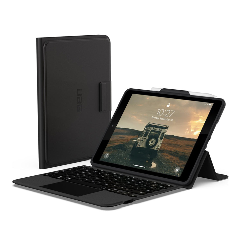 UAG Rugged Integrated iPad (10.2") Bluetooth Keyboard Case with Trackpad - Black