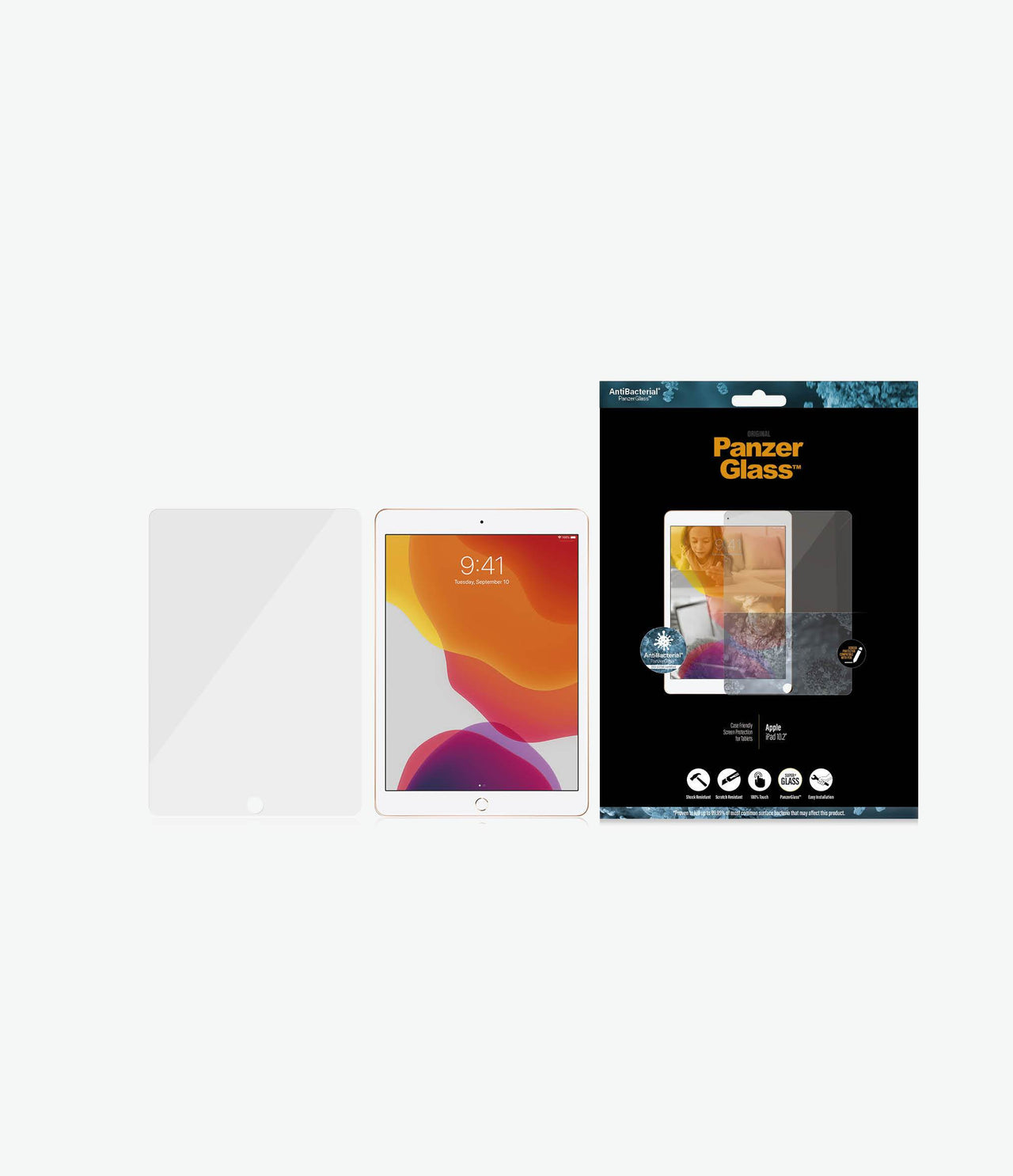 Panzer Glass Screen Protector for Apple iPad 10.2'' (7th, 8th & 9th Gen) - Clear