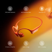 Thumbnail for Shokz OpenRun Pro2 Mini Conduction Sports Headphones - Orange