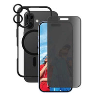 Thumbnail for PanzerGlass CARE Flgship 3-in-1 Prvcy Bundle for iPhone 16 - Clear