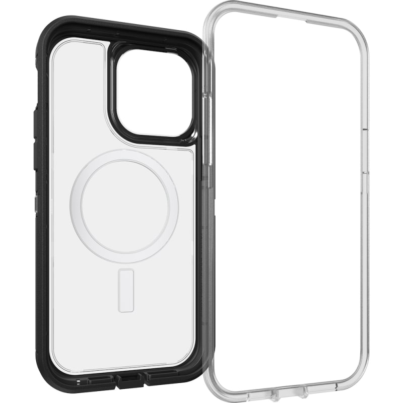 Otterbox Defender XT Clear Case for iPhone 14 Pro Max - Black/Clear
