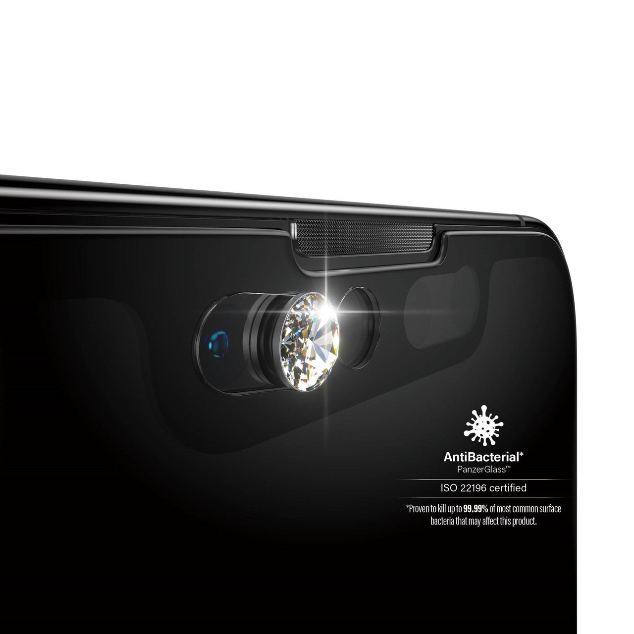 Panzer Glass CamSlider Embellished with Swarovski Crystal for iPhone 13 Pro Max - Black