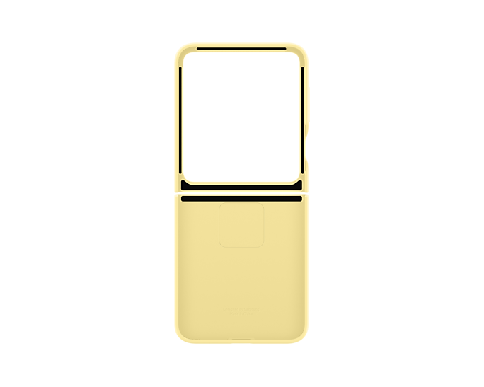 Samsung Silicone Ring Case for Galaxy Z Flip7FE / Flip6 - Yellow