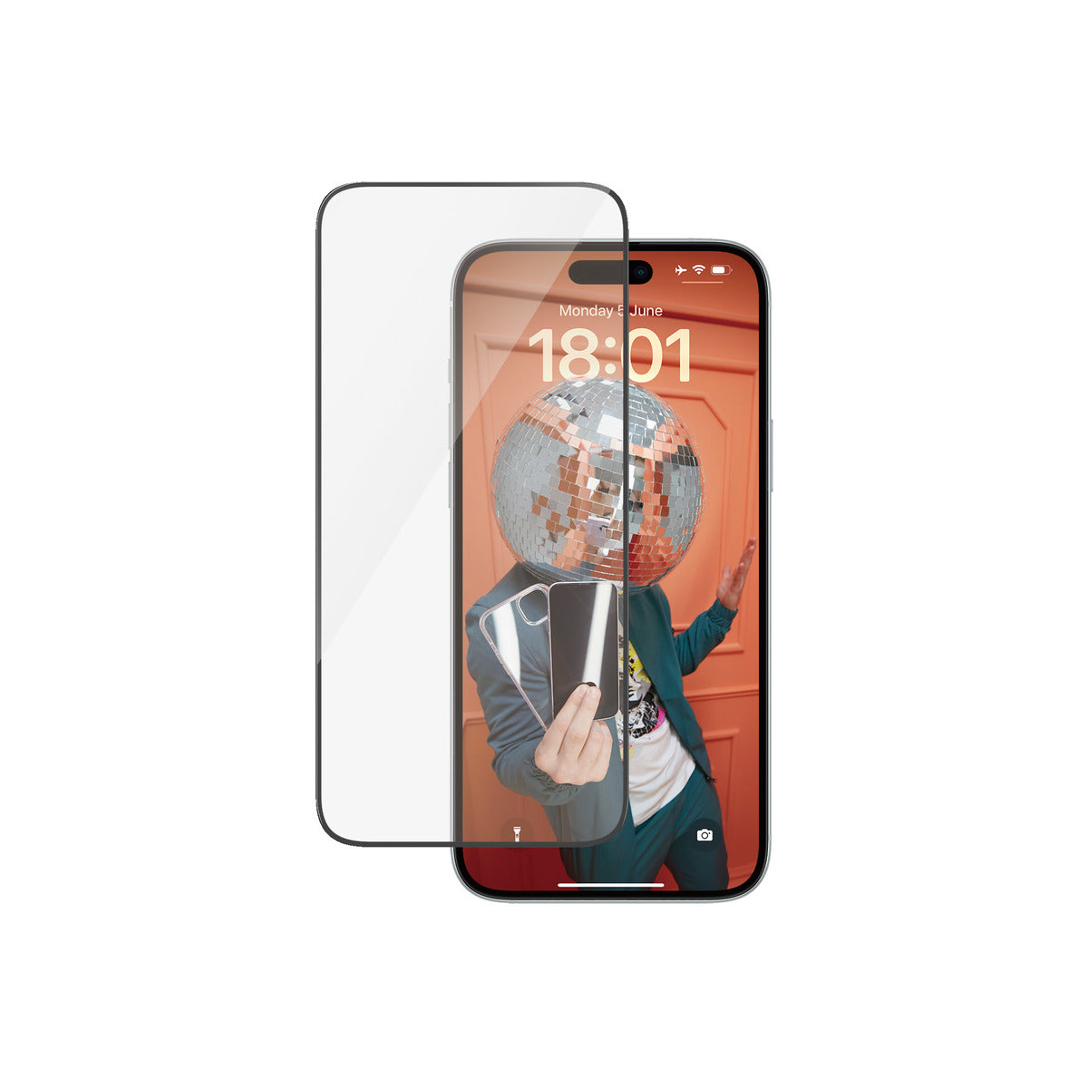 PanzerGlass Ultra Wide for iPhone 15 Plus - Clear