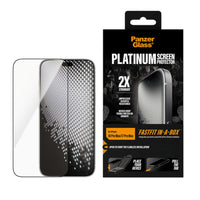 PanzerGlass Platinum Screen Protector for New iPhone 2026 6.9 Pro Max, 17 Pro Max - Clear