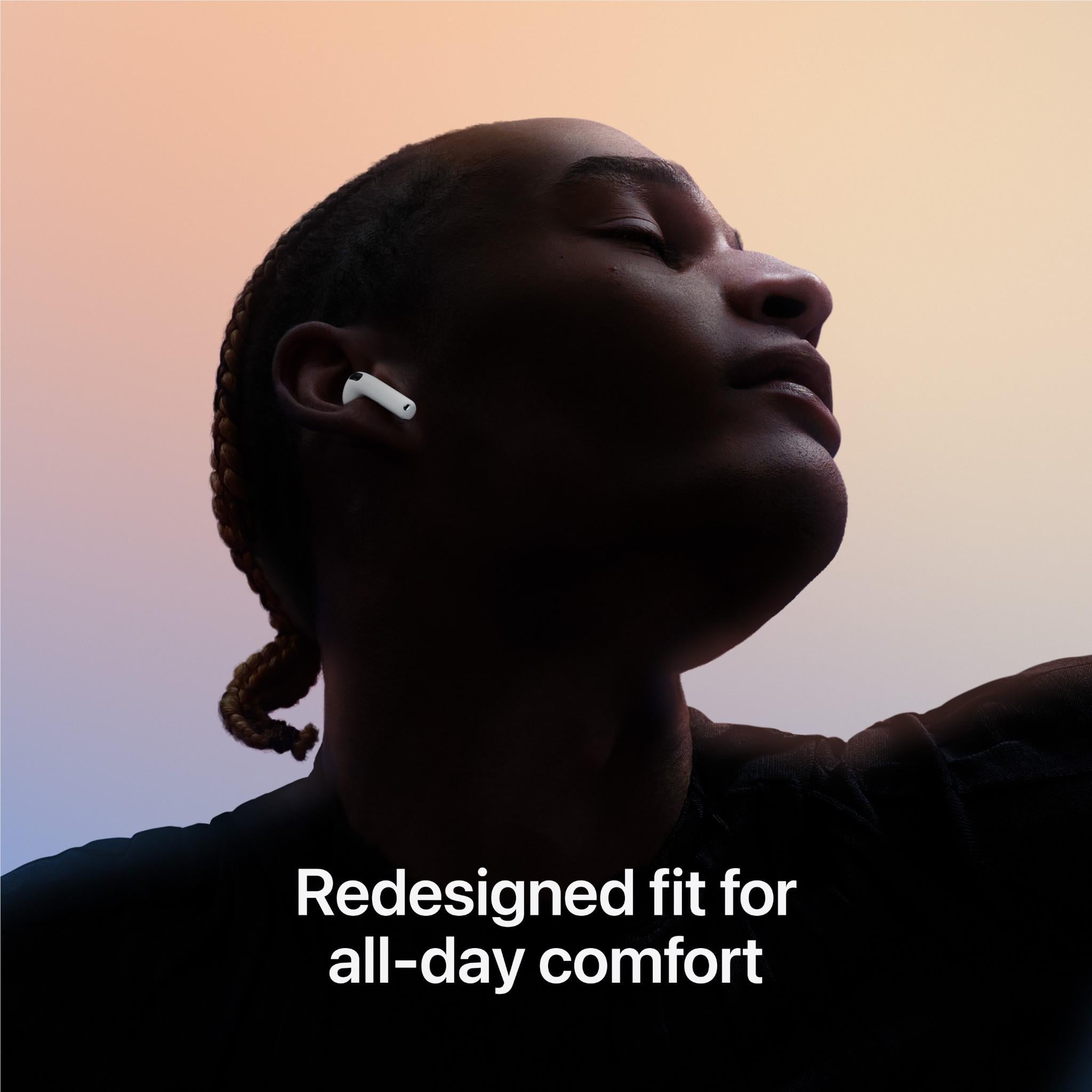 Apple AirPods 4 with USB-C Charging Case - White