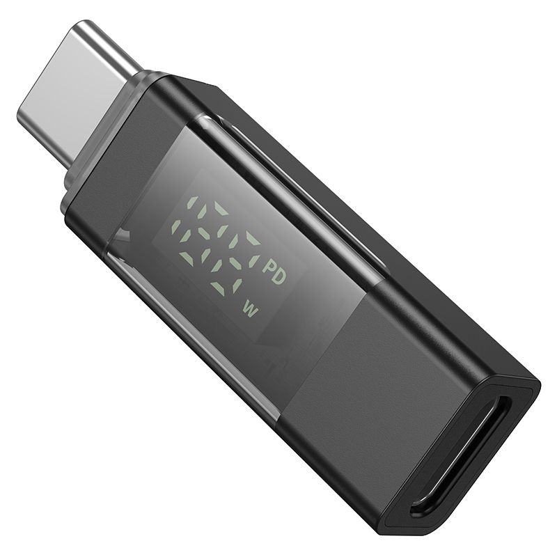 BOROFONE BV25 Type-C Male to Type-C Female Screen Display Adapter - Black
