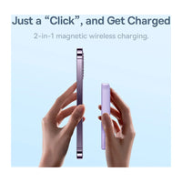 Thumbnail for Baseus Magnetic Mini Air 6000mAh 20W Power Bank - Purple