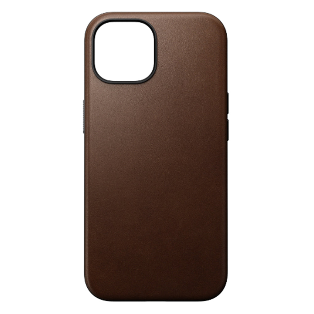 NOMAD Leather Case for iPhone 17e/16e/15/14 - Brown NMD
