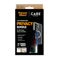 Thumbnail for PanzerGlass Care 3-in-1 Privacy Bundle for Samsung Galaxy S26 Ultra - Clear