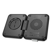 Thumbnail for Hoco CQ11 15W 3 in 1 Folding Magnetic Wireless Fast Charger - Black