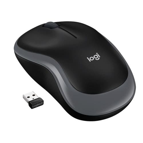 Logitech M185 Wireless Hybrid Gaming Mouse| Easy Setup - Swift Grey