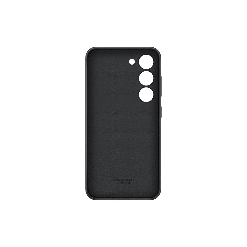 Samsung Leather Cover for Galaxy S23 - Black