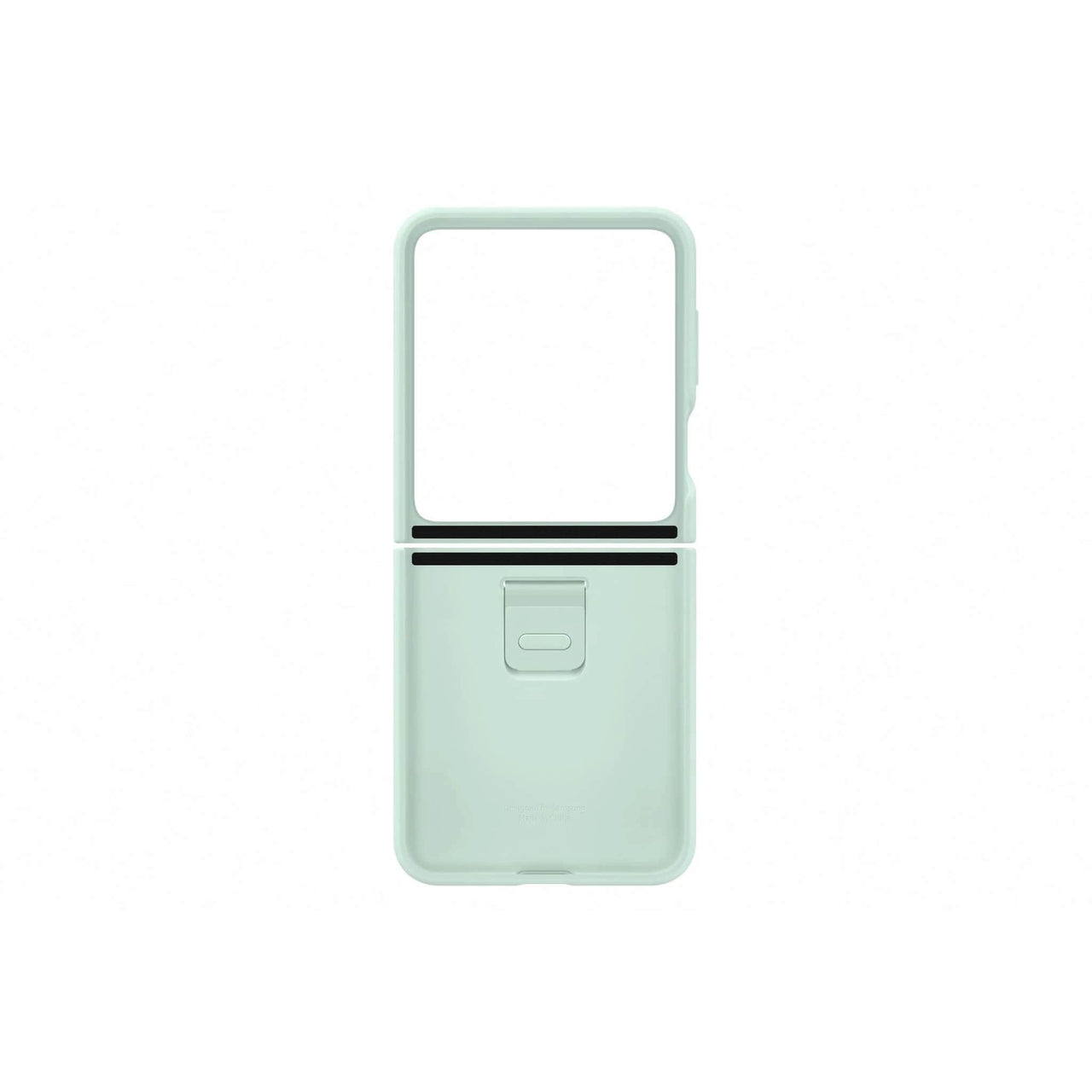 Samsung Silicone Case with Ring for Galaxy Z Flip5 - Ocean Green