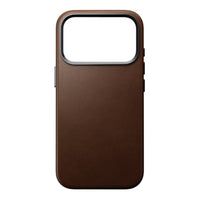 NOMAD Traditional Leather case for iPhone 18 Pro/17 Pro - Brown Ecco
