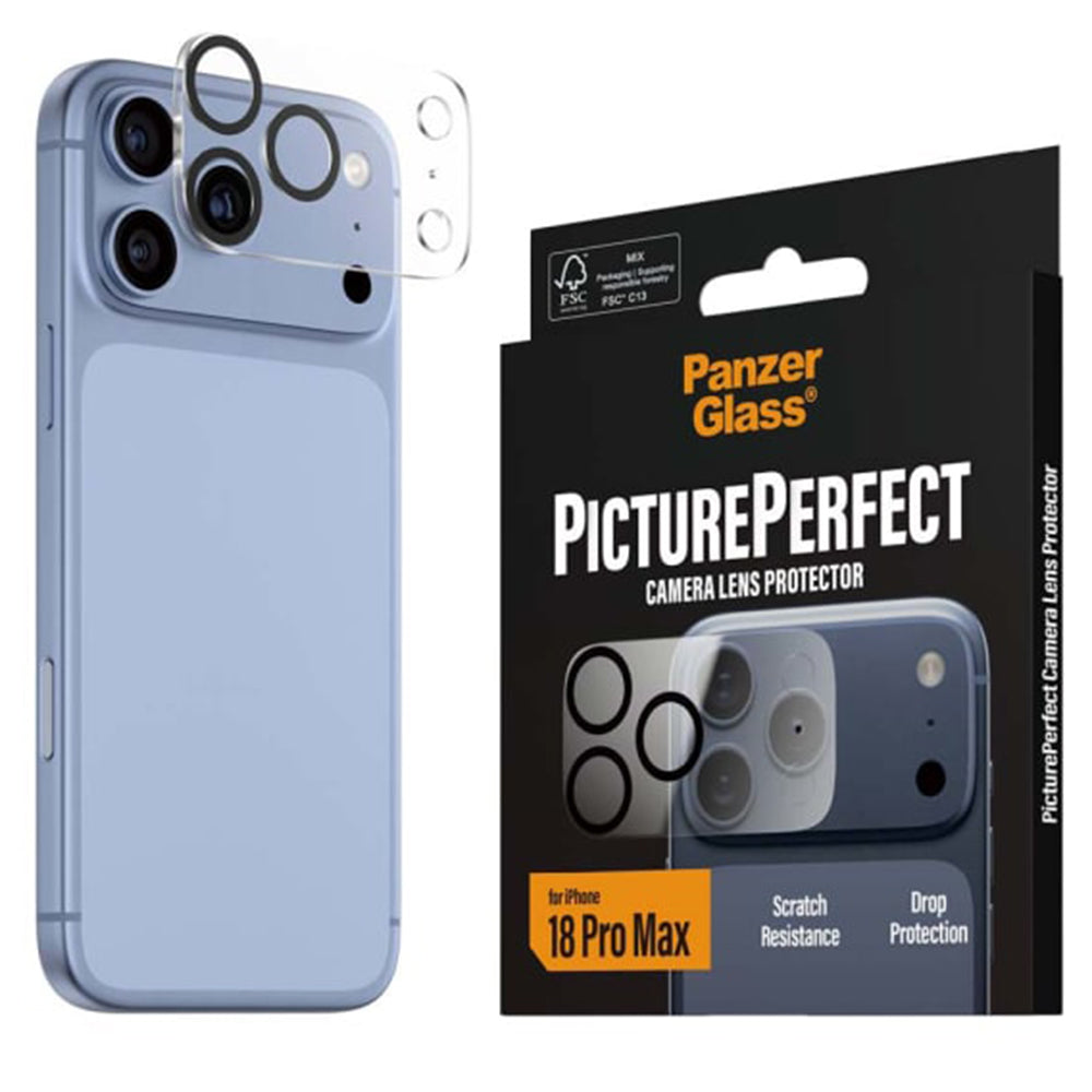 PanzerGlass PicturePerfect Camera Lens Protector for iPhone 18 Pro Max - Clear