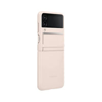 Thumbnail for Samsung Galaxy Z Flip4 Flap Leather Cover - Peach