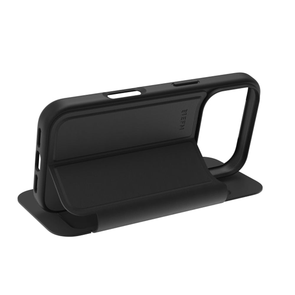 EFM Venice Wallet Case for iPhone 17 Pro - Black