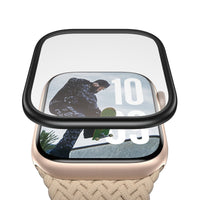 PanzerGlass Metal Frame Screen Protector for Apple Watch Series 10 (46mm) - Black