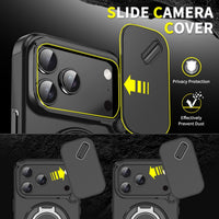 Thumbnail for Blacktech Magnetic TitanRing Armor Case for Samsung Galaxy S26 Ultra - Black