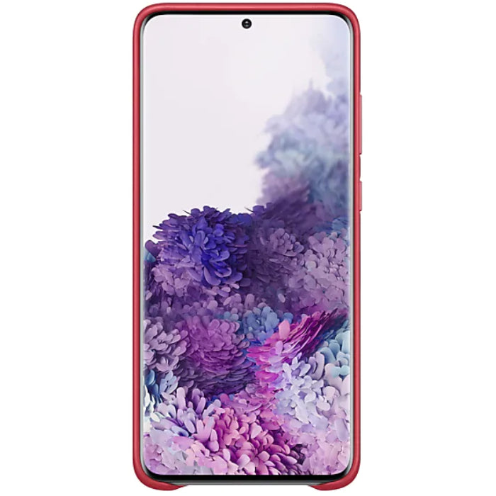 Samsung Galaxy S20+ Leather Cover - Red