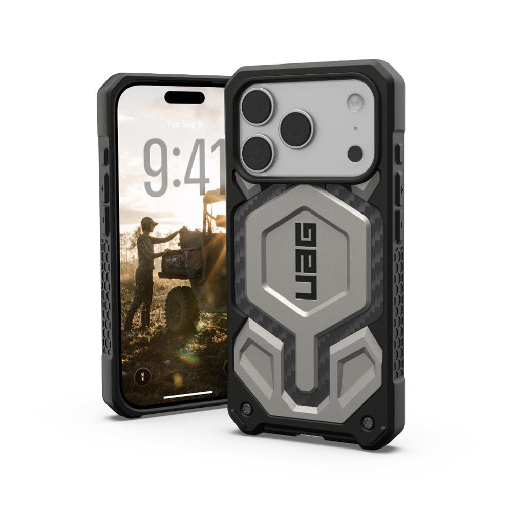 UAG Monarch Pro Case for iPhone 17 Pro- Titanium