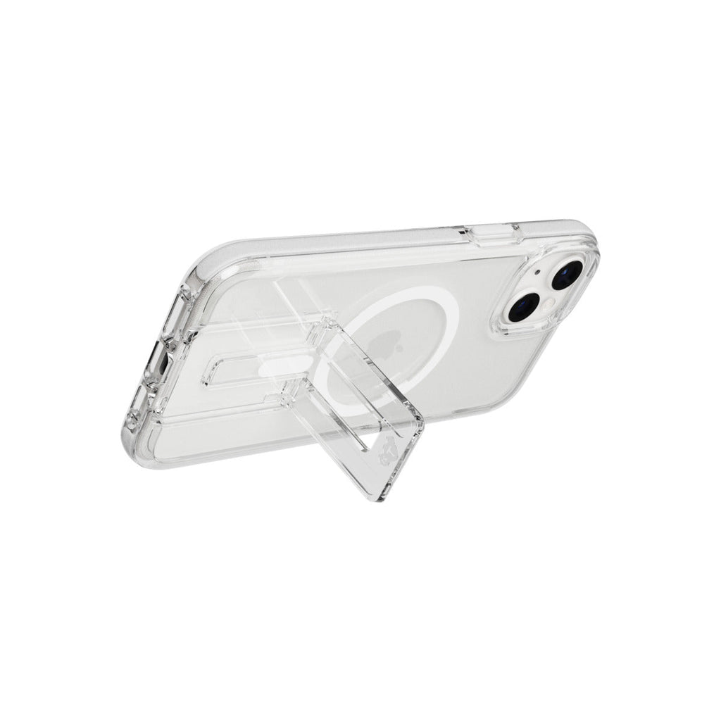 Tech21 Evo Crystal Kick iPhone 15 Plus Case MagSafe Compatible - White
