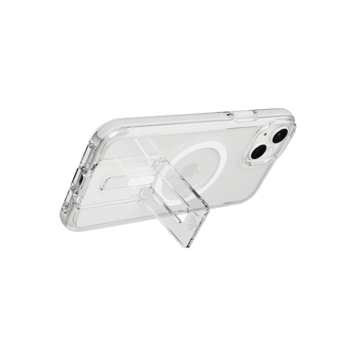 Tech21 Evo Crystal Kick iPhone 15 Plus Case MagSafe Compatible - White