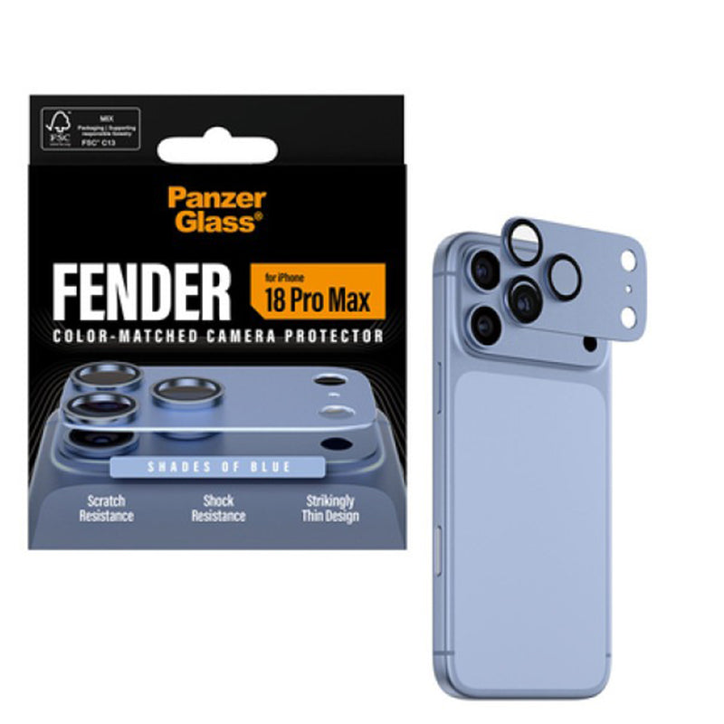 PanzerGlass Fender Camera Protector for iphone 2026 6.9 Pro Max - Italian Blue