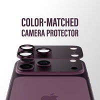 PanzerGlass Fender Camera Protector for iPhone 18 Pro - Dark Cherry