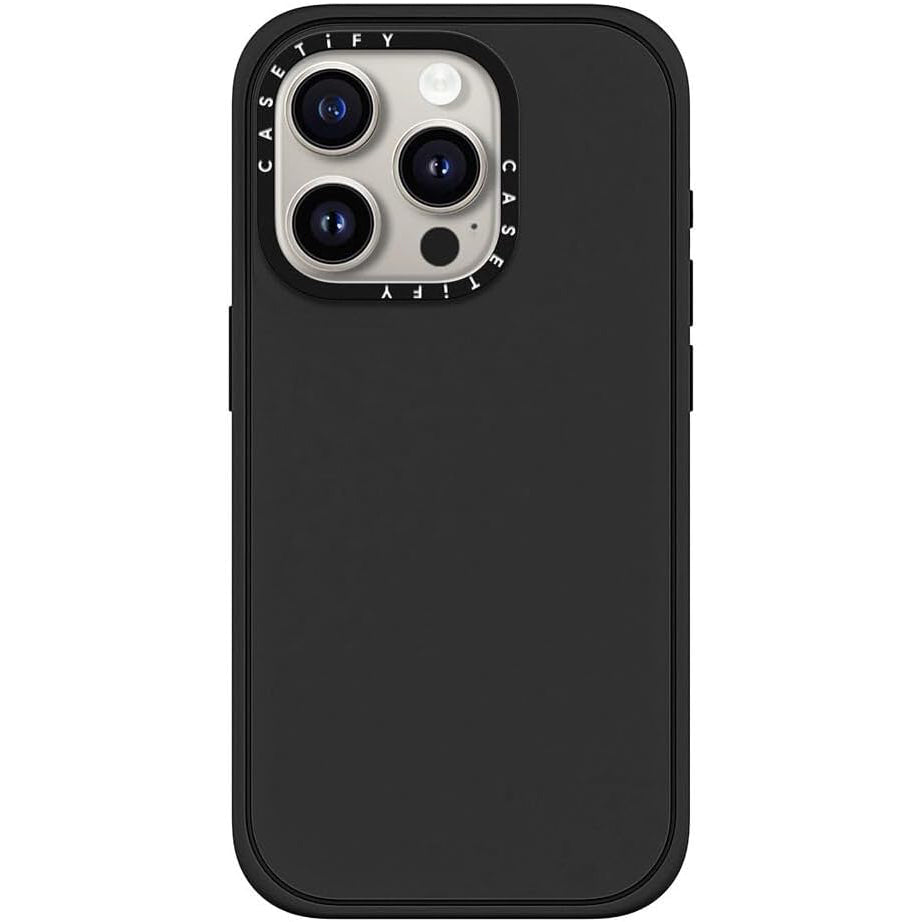 Casetify Impact Case with MagSafe for Apple iPhone 15 Pro - Matte Black