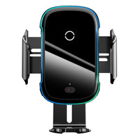 Thumbnail for Baseus 15W Wireless Fast Charger Air Vent & Suction Car Mount with Sensor Clamp